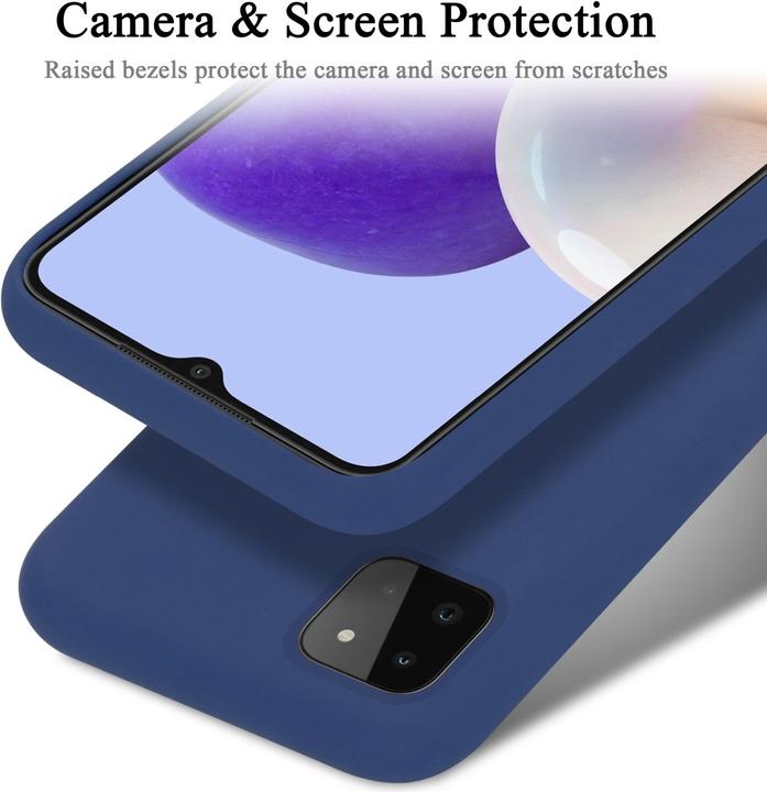Productafbeelding Cadorabo TPU Vloeibaar Silicone Hoesje (Samsung Galaxy A22 5G)