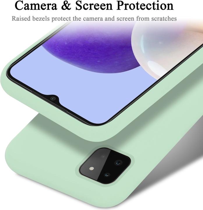 Produktbild Cadorabo TPU Liquid Silicone Case Hülle (Samsung Galaxy A22 5G)
