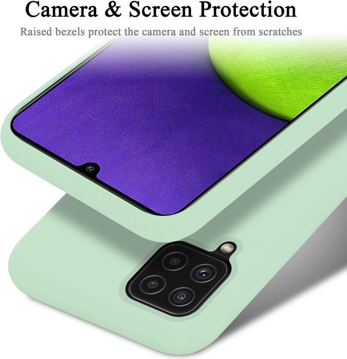 Immagine prodotto Cadorabo Custodia in silicone liquido TPU (Samsung Galaxy M22, Samsung Galaxy A22, Samsung Galaxy A32)