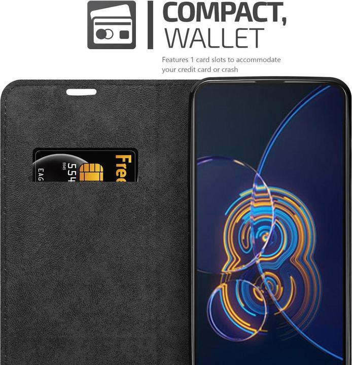Image du produit Cadorabo Book Invis. Étui magnétique (Asus Zenfone 8 Flip)