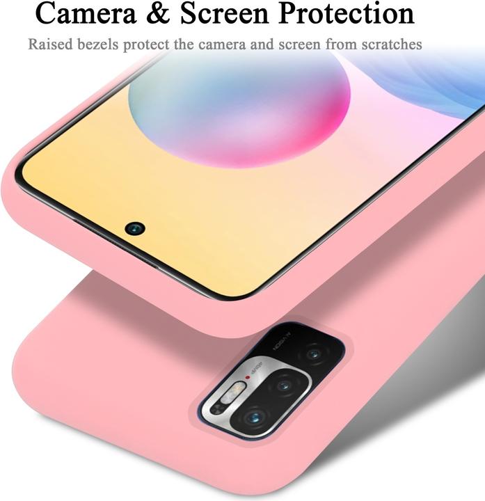 Immagine prodotto Cadorabo Custodia in silicone liquido TPU (Xiaomi Redmi Nota 10 5G, Xiaomi Poco M3 Pro 5G)