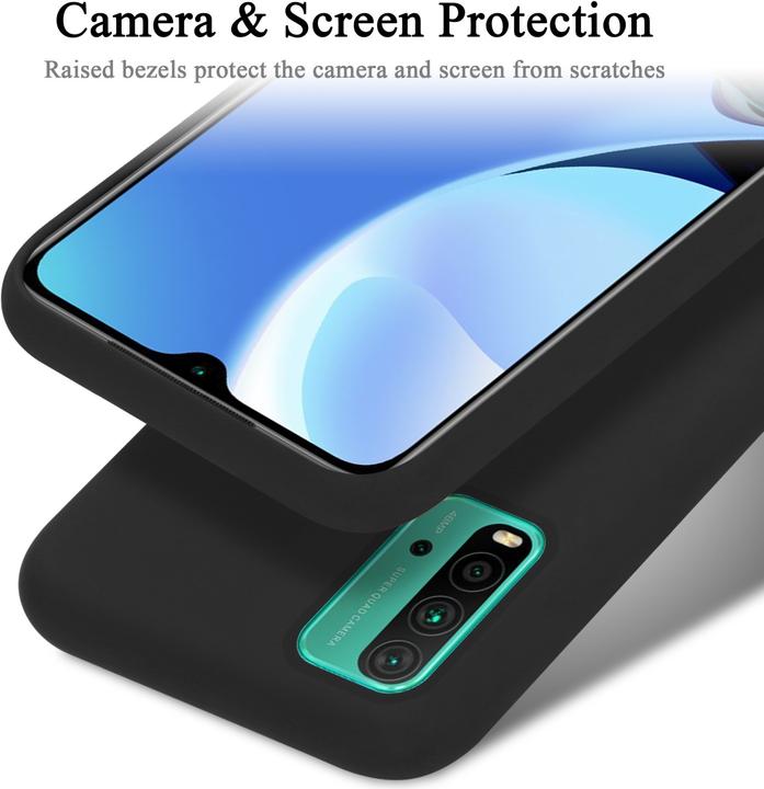 Actual product image Cadorabo TPU Liquid Silicone Case Cover (Xiaomi Redmi 9T, Xiaomi Poco M3)