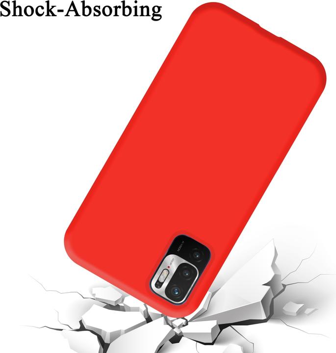 Actual product image Cadorabo TPU Liquid Silicone Case Cover (Xiaomi Redmi Note 10 5G, Xiaomi Poco M3 Pro 5G)