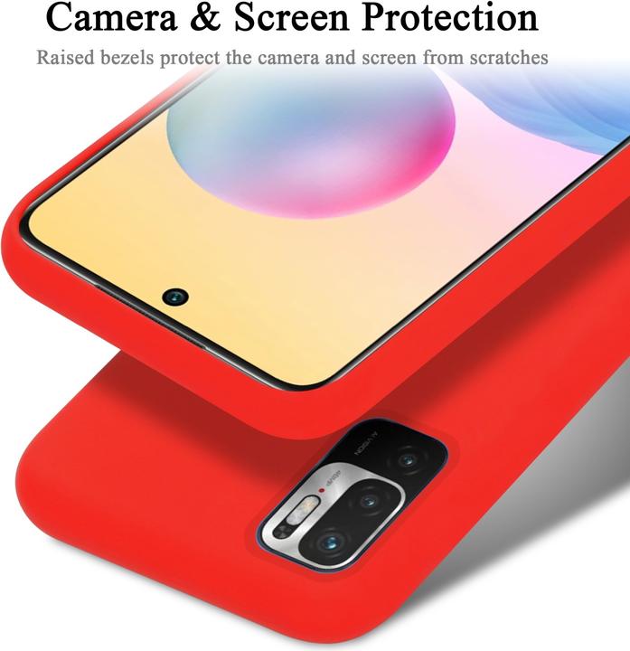 Actual product image Cadorabo TPU Liquid Silicone Case Cover (Xiaomi Redmi Note 10 5G, Xiaomi Poco M3 Pro 5G)
