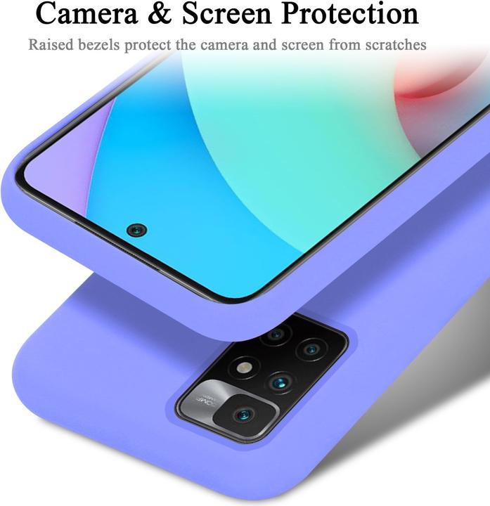 Productafbeelding Cadorabo TPU Vloeibaar Silicone Hoesje (Xiaomi Redmi 10, Xiaomi Redmi Note 11)
