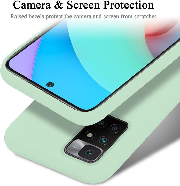 Productafbeelding Cadorabo TPU Vloeibaar Silicone Hoesje (Xiaomi Redmi 10)