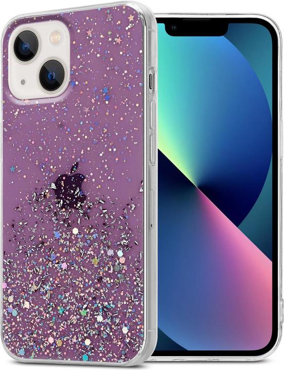 Viola con glitter