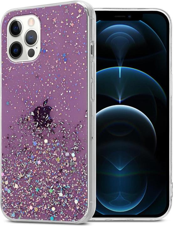 Actual product image Cadorabo TPU cover sparkling glitter (Apple iPhone 12, Realme 12 Pro+)