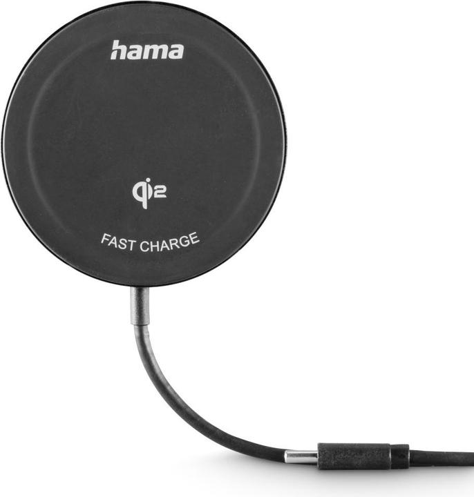 Produktbild Hama Induktions-Ladegerät 2500 mA Qi2 00201725 Ausgänge Induktionslade-Standard (15 W)