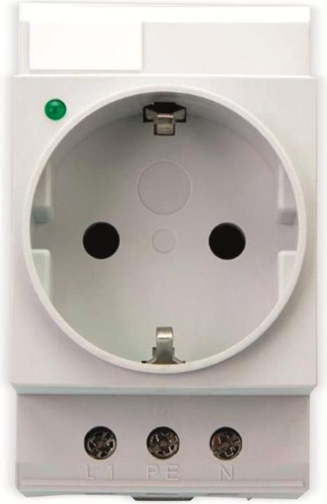 Actual product image Reltech Socket outlet for switch cabinet HYDES1D, grey