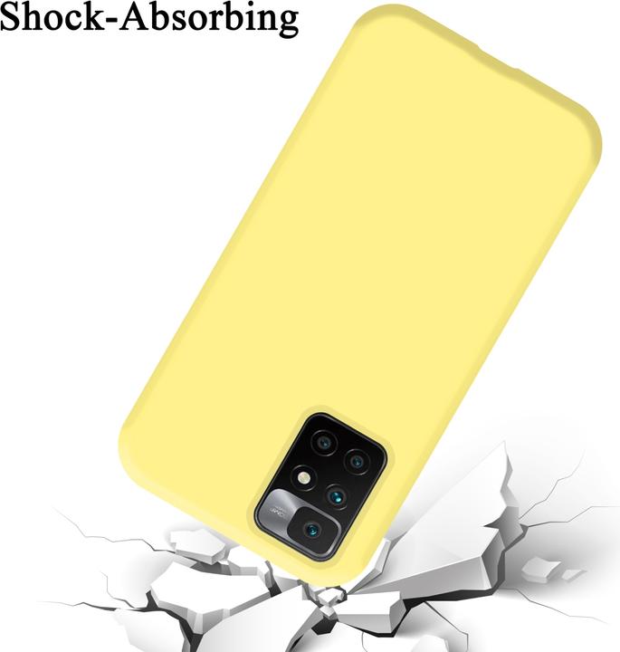 Productafbeelding Cadorabo TPU Vloeibaar Silicone Hoesje (Xiaomi Redmi 10)