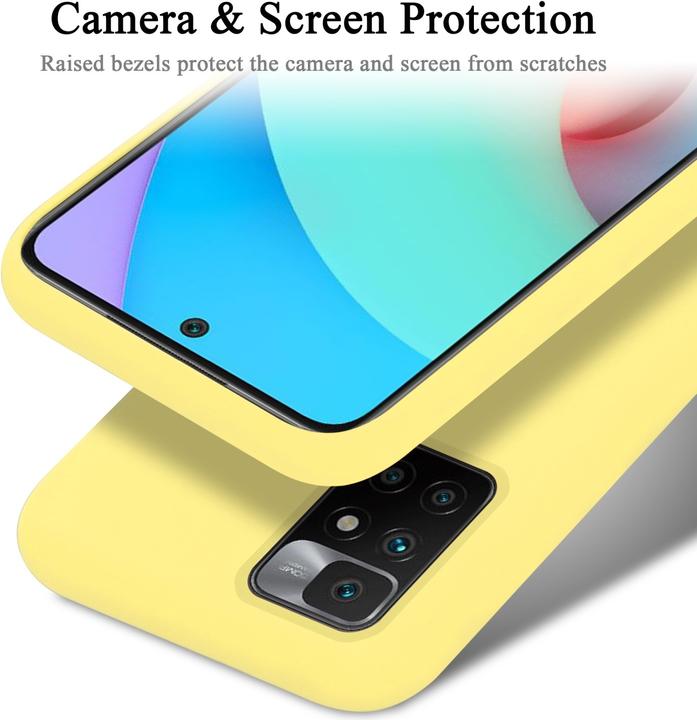 Productafbeelding Cadorabo TPU Vloeibaar Silicone Hoesje (Xiaomi Redmi 10)