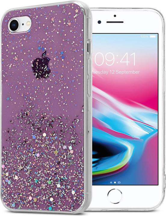 Viola con glitter