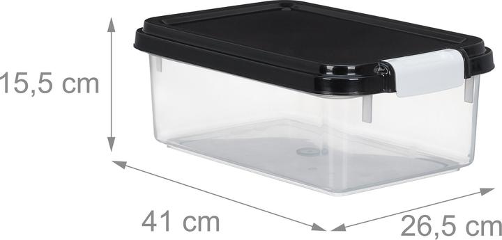 Actual product image Relaxdays 2x dog food storage box