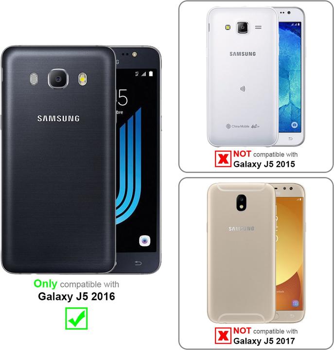 Produktbild Cadorabo Hard Cover Hybrid Gummiert (Samsung Galaxy J5 (2016))