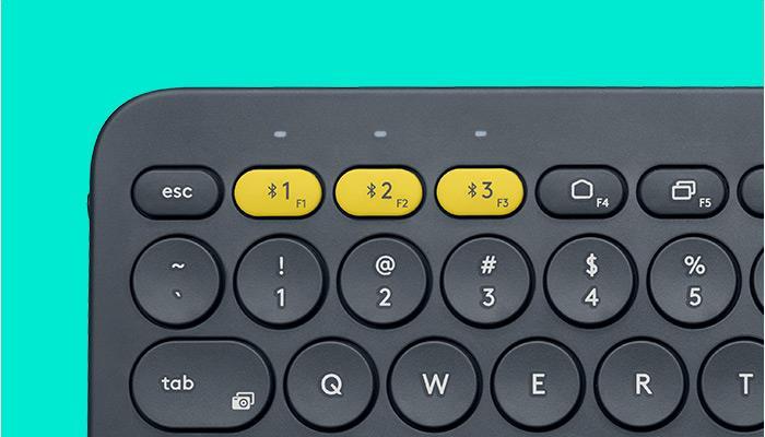 Actual product image Logitech K380 Multi-Device Bluetooth (920-007582), Pilka (Eng. Int., Wireless)