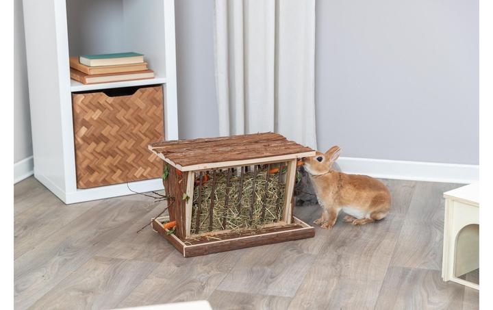 Image du produit Trixie Râtelier à foin à poser, 40 x 22 x 30 cm