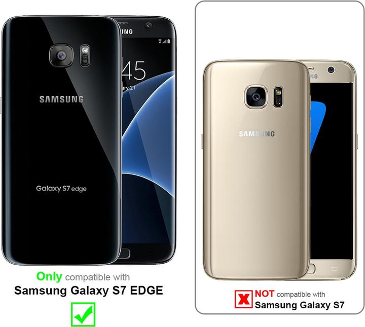 Produktbild Cadorabo Hard Cover Kunstleder mit Struktur (Samsung Galaxy S7 Edge)