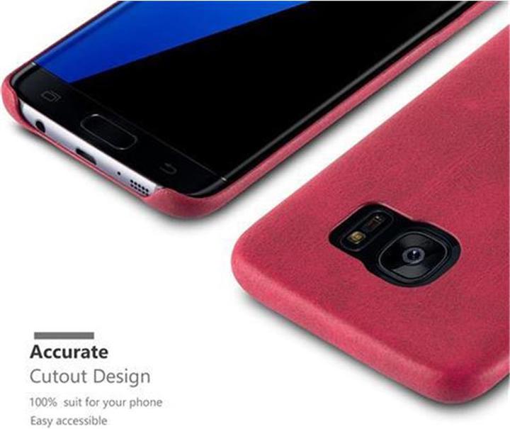 Produktbild Cadorabo Hard Cover Kunstleder mit Struktur (Samsung Galaxy S7 Edge)