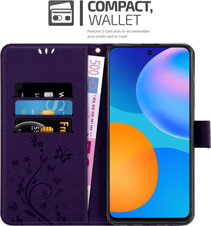 Image du produit Cadorabo Pochette Flower Book (Huawei P Smart (2021))