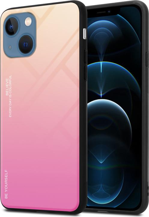 Image du produit Cadorabo TPU 2 couleurs Housse en verre (Apple iPhone 13 mini)