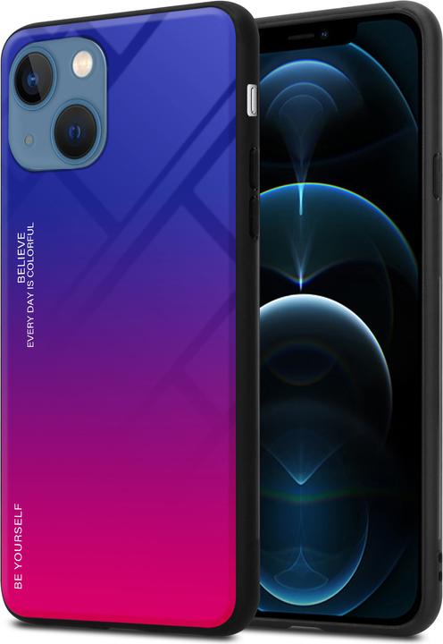 Actual product image Cadorabo TPU 2 colors glass envelope (Apple iPhone 13)