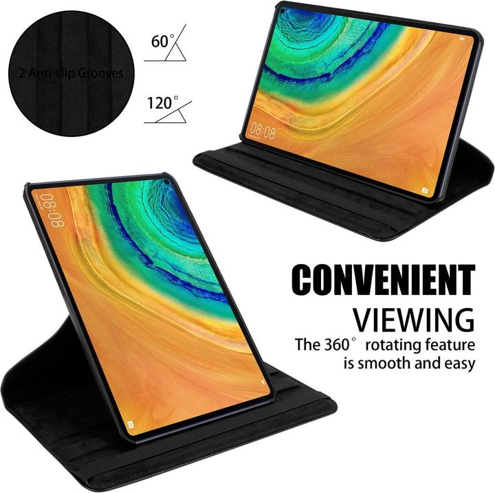 Produktbild Cadorabo Tablet Book Gummi (KEIN Wake Up) Hülle (Huawei MatePad Pro 10.8 (2019))