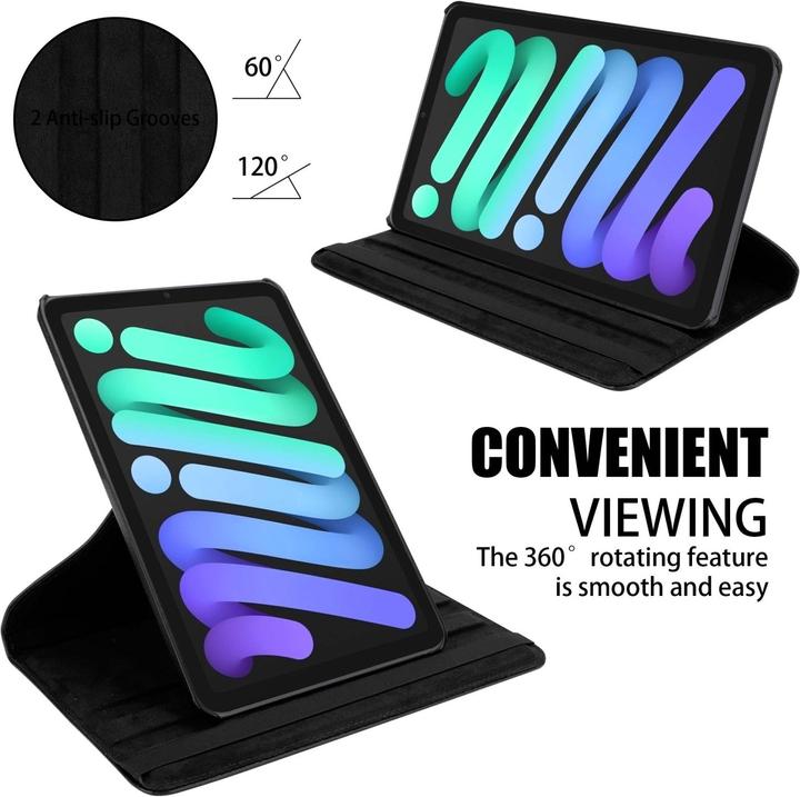 Actual product image Cadorabo Tablet Book Rubber (NO Wake Up) Cover (iPad mini 6)