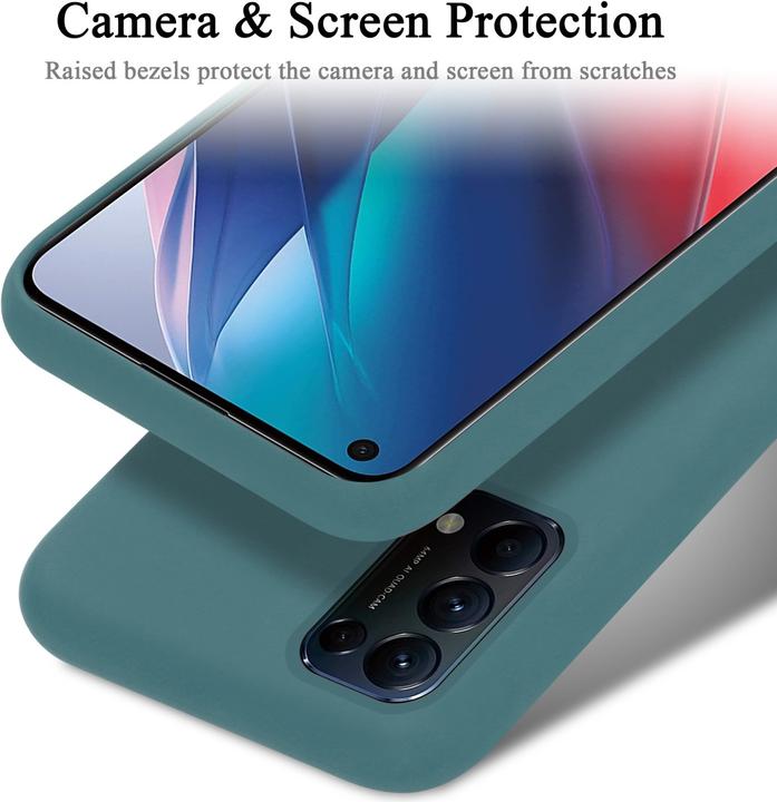 Produktbild Cadorabo TPU Liquid Silicone Case Hülle (Oppo Find X3 Lite)