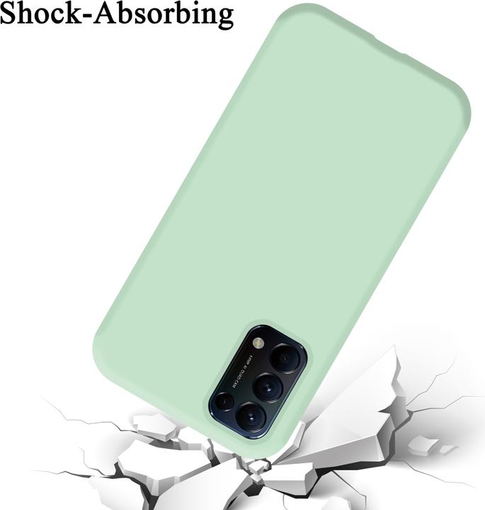 Productafbeelding Cadorabo TPU Vloeibaar Silicone Hoesje (Oppo Find X3 Lite)