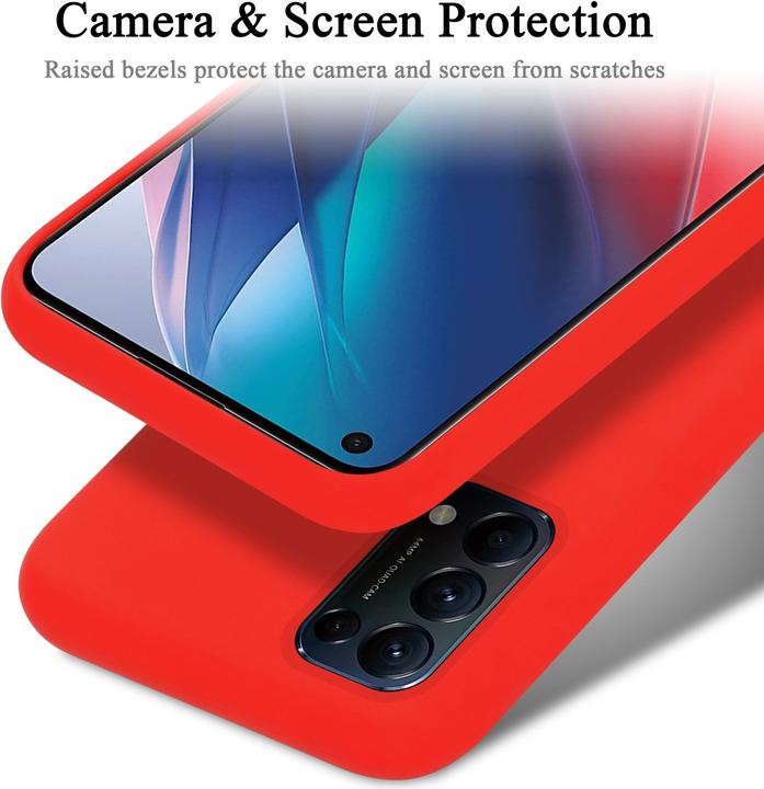 Immagine prodotto Cadorabo Custodia in silicone liquido TPU (Oppo Find X3 Lite)