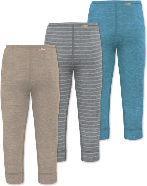 Produktbild Normani 3er Pack Baby Merino Hose Unterhose „Tihoi" - 9509 (62)