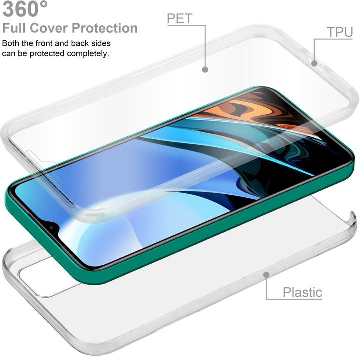 Actual product image Cadorabo TPU 360 degree case cover (Xiaomi Redmi 9T)