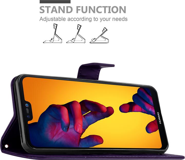 Immagine prodotto Cadorabo Copertina del libro a fiori (Huawei Nova 3E)