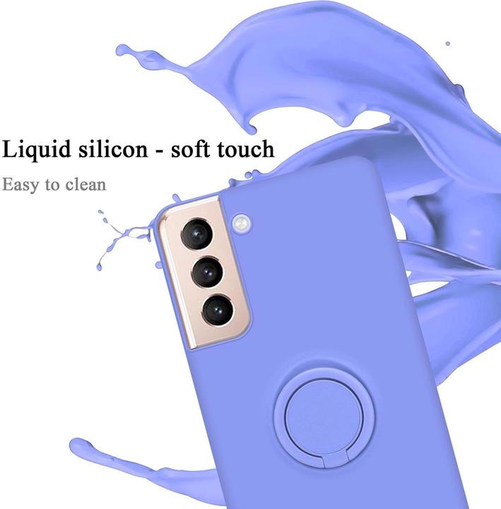 Actual product image Cadorabo TPU Liquid Ring Silicone Case Cover (Samsung Galaxy S21+)