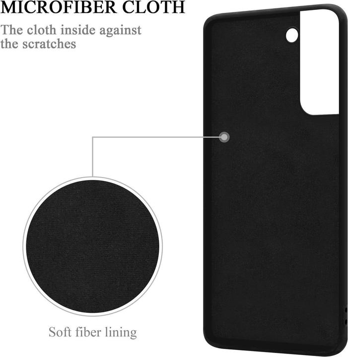 Actual product image Cadorabo TPU Liquid Ring Silicone Case Cover (Samsung Galaxy S21 5G)