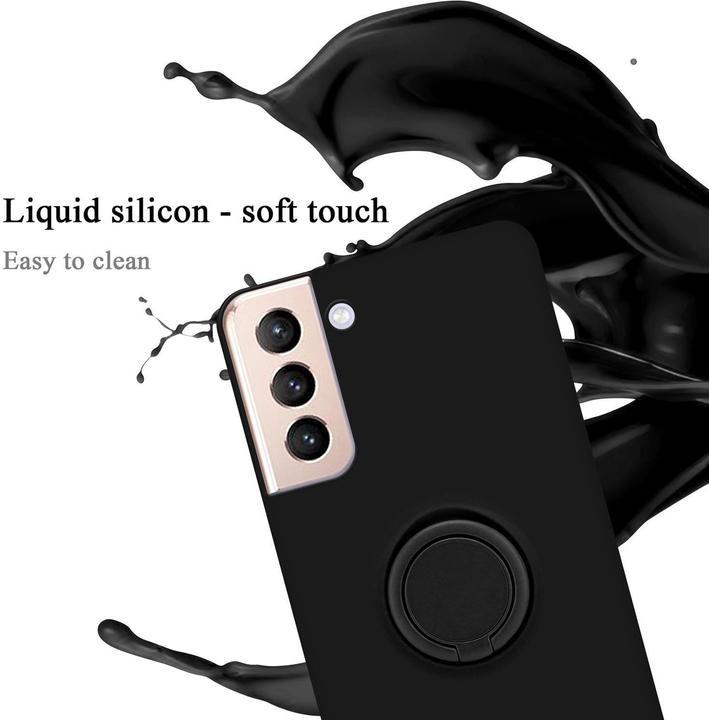 Productafbeelding Cadorabo TPU Vloeibare Ring Silicone Hoesje (Samsung Galaxy S21+)