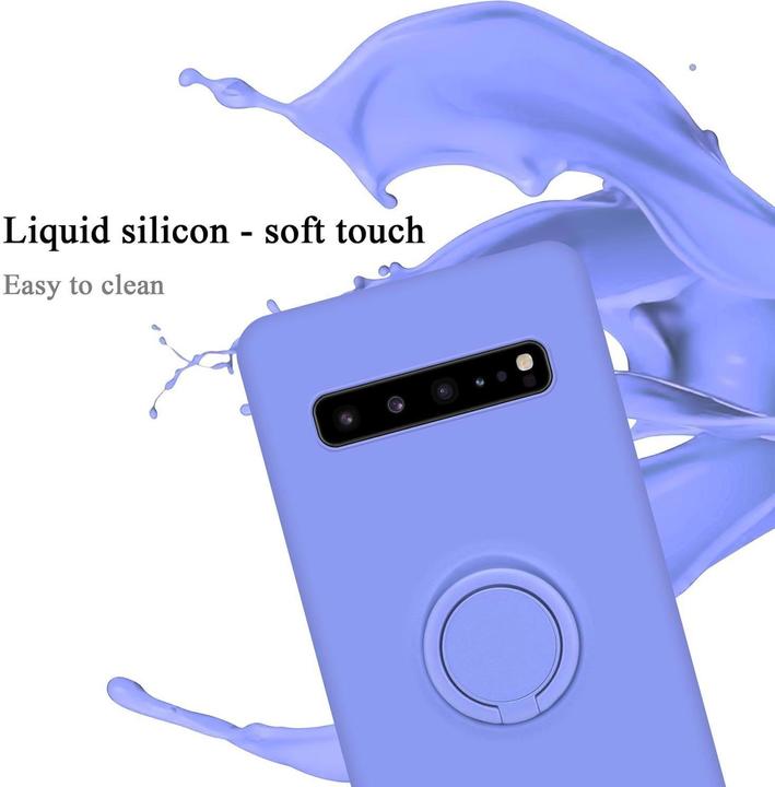 Actual product image Cadorabo TPU Liquid Ring Silicone Case Cover (Samsung Galaxy S10 5G)