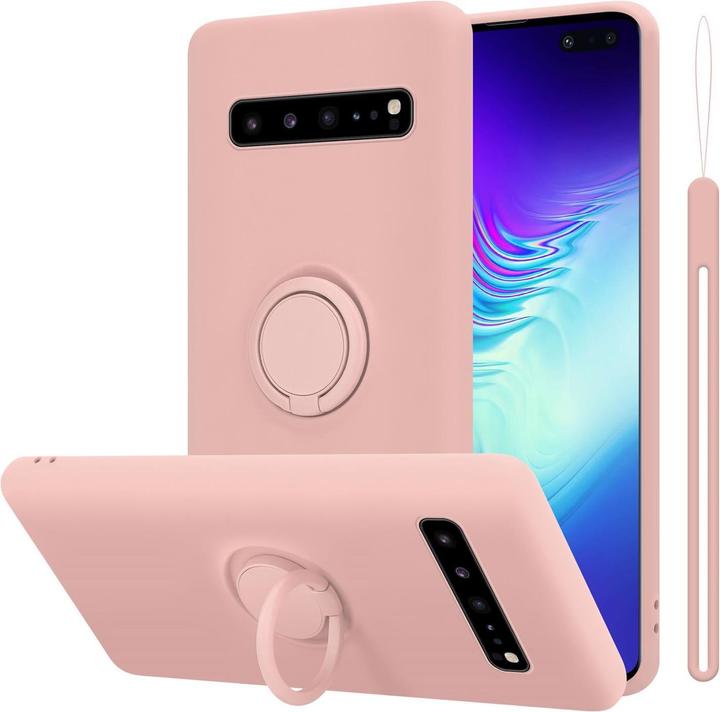 Actual product image Cadorabo TPU Liquid Ring Silicone Case Cover (Samsung Galaxy S10 5G)