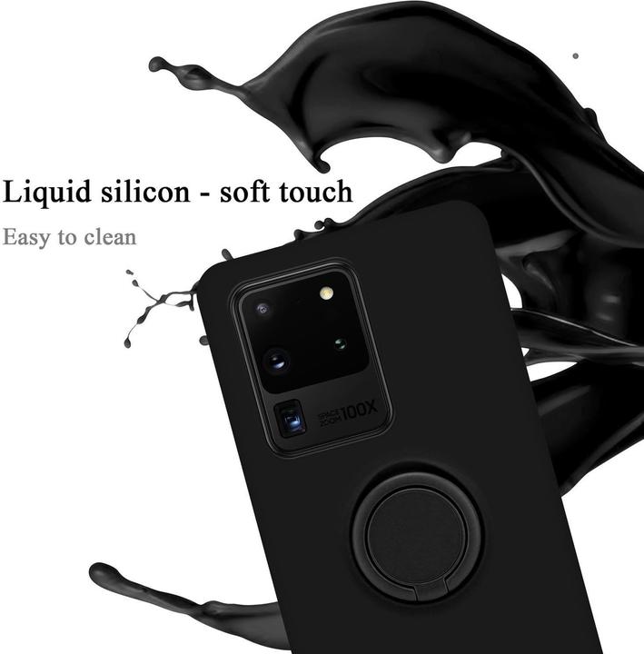 Productafbeelding Cadorabo TPU Vloeibare Ring Silicone Hoesje (Samsung Galaxy S20 Ultra)