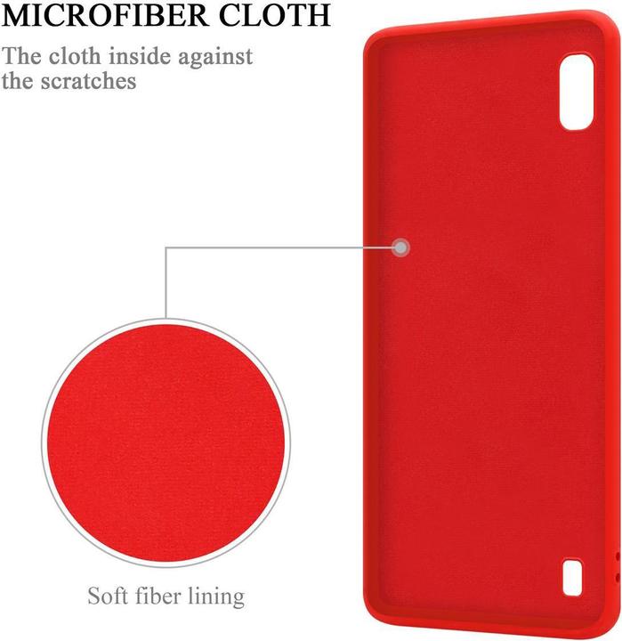 Actual product image Cadorabo TPU Liquid Ring Silicone Case Cover (Samsung Galaxy A10, HTC One M10)