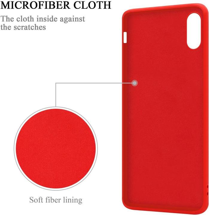 Actual product image Cadorabo TPU Liquid Ring Silicone Case Cover (Apple iPhone XS Max)