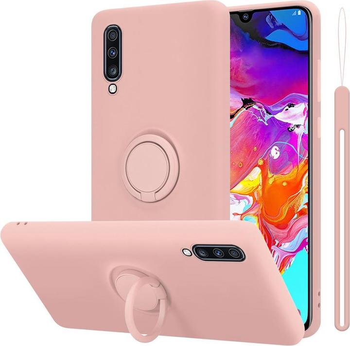 Image du produit Cadorabo TPU Liquid Ring Silicone Case Cover (Samsung Galaxy A70S, Samsung Galaxy A70)
