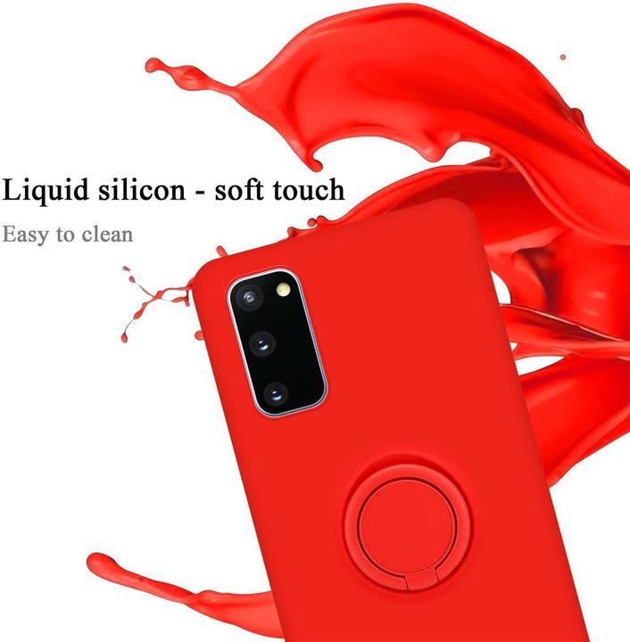 Actual product image Cadorabo TPU Liquid Ring Silicone Case Cover (Samsung Galaxy S20 FE)