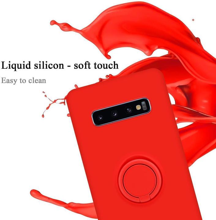 Actual product image Cadorabo TPU Liquid Ring Silicone Case Cover (Samsung Galaxy S10+)