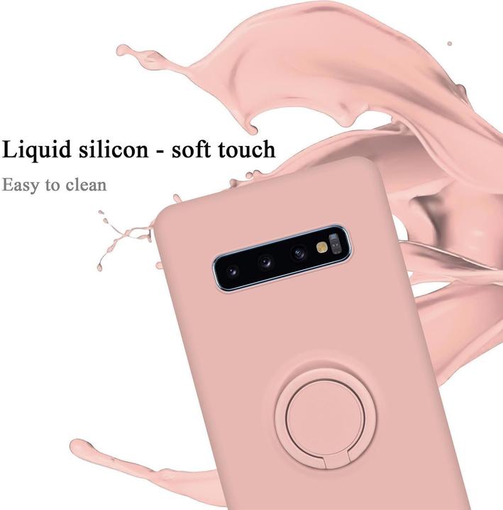Actual product image Cadorabo TPU Liquid Ring Silicone Case Cover (Samsung Galaxy S10)