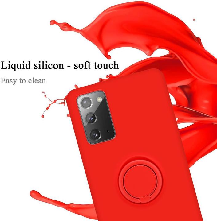 Actual product image Cadorabo TPU Liquid Ring Silicone Case Cover (Samsung Galaxy Note 20)