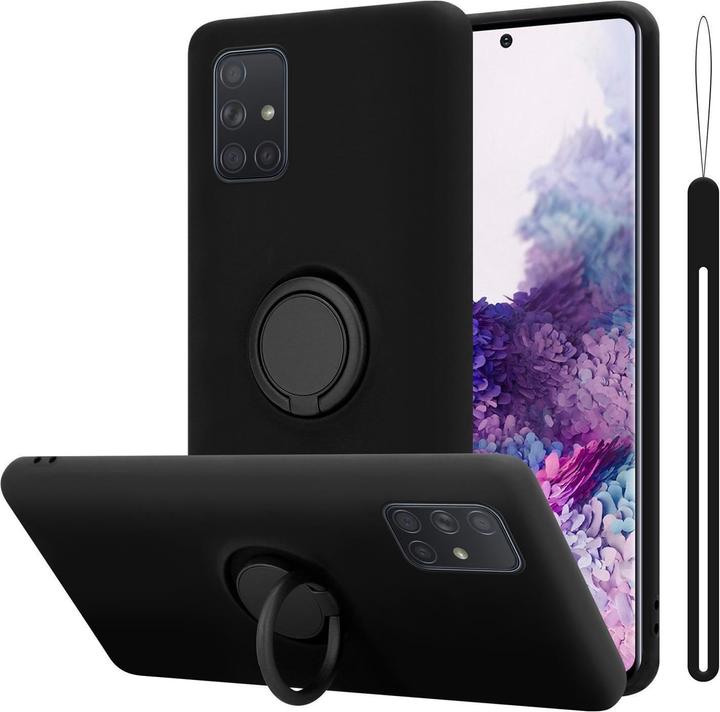 Image du produit Cadorabo TPU Liquid Ring Silicone Case Cover (Samsung Galaxy A71)