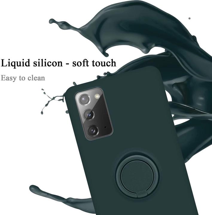 Image du produit Cadorabo TPU Liquid Ring Silicone Case Cover (Samsung Galaxy Note 20)