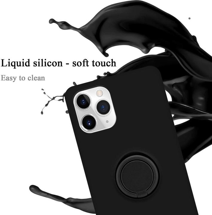 Productafbeelding Cadorabo TPU Vloeibare Ring Silicone Hoesje (Apple iPhone 11 Pro)